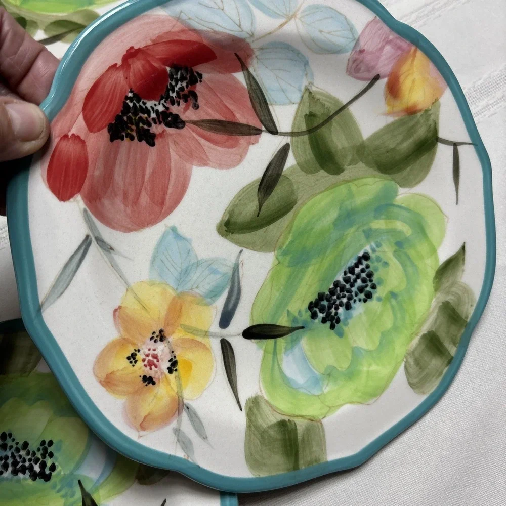 The Pioneer Woman Salad Plates (4) Vintage Bloom 8.5